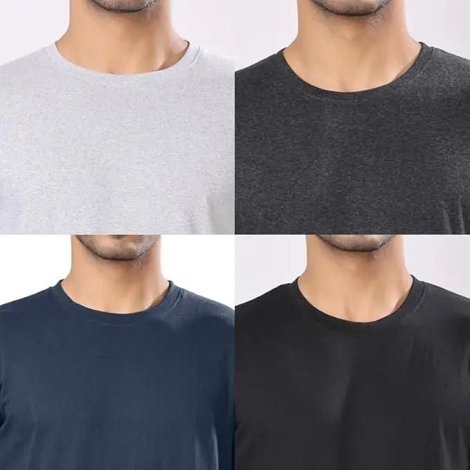 Men’s polycotton t-shirts – pack of 4