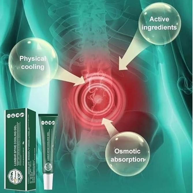 Lumbar spine cooling gel 40g pack of 2