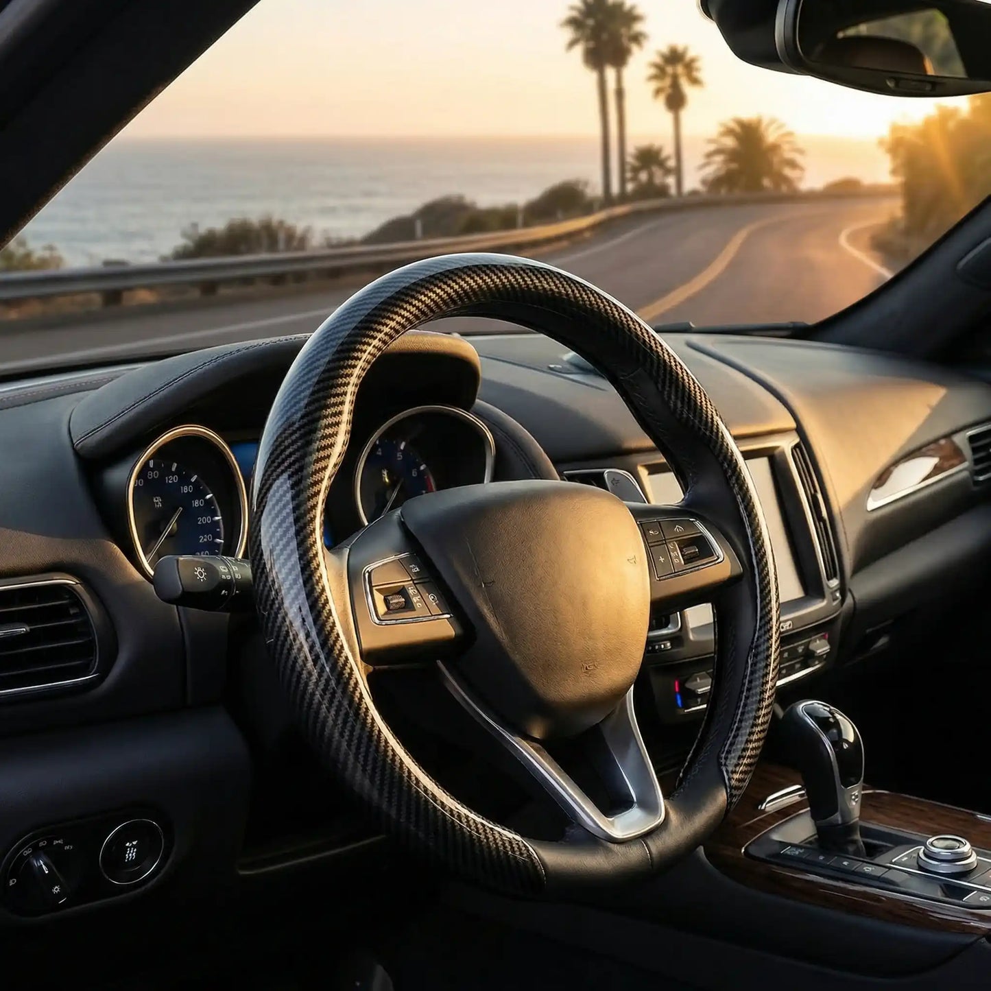 Car Steering Wheel Cover