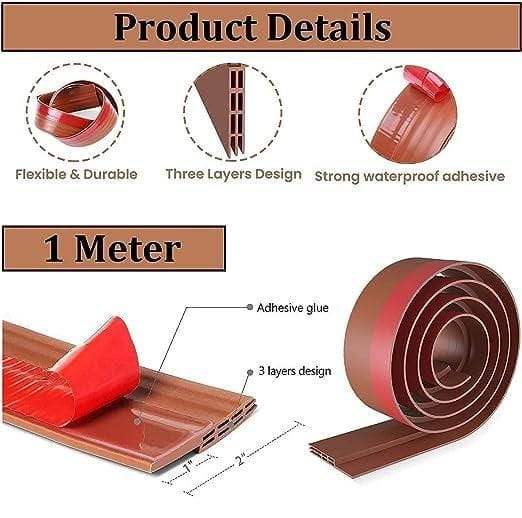Self-adhesive 1m wood floor transition strip tape