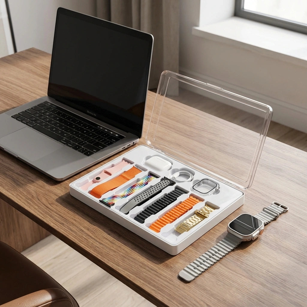 Ultimate Smartwatch Combo with Bluetooth Calling &amp; Earphones