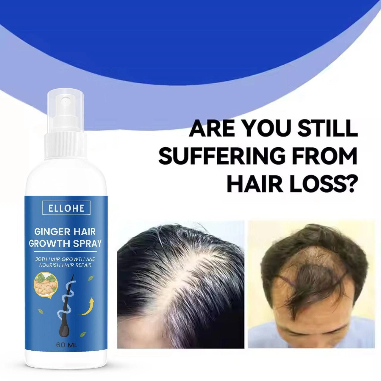Ellohe ginger hair spray – 60ml