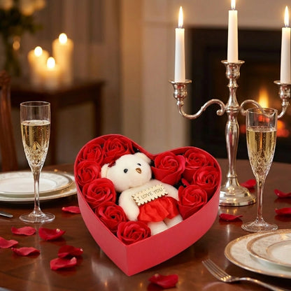 Romantic Soap Flower Gift Box