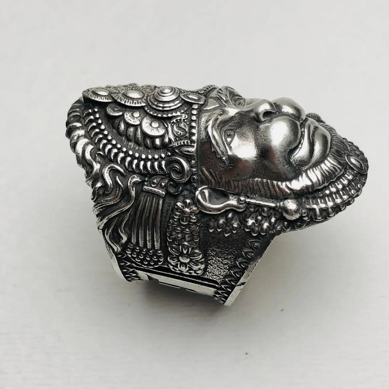 Hanuman ring sterling silver