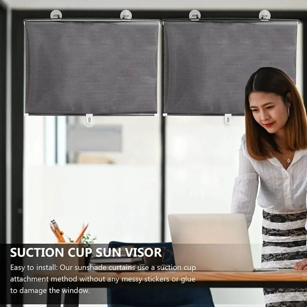 Portable window curtain – pvc