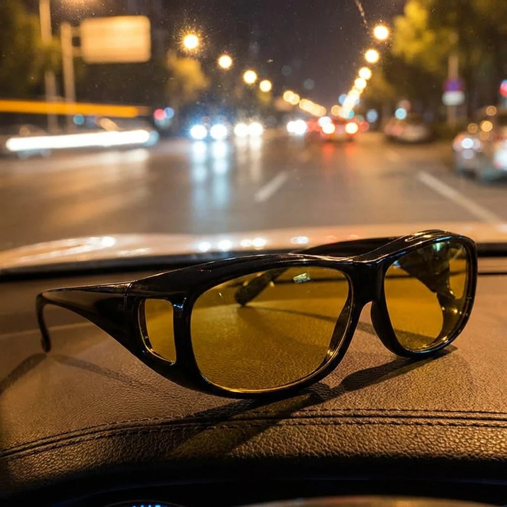 Ultimate Night Driving Clear Vision Glasses!