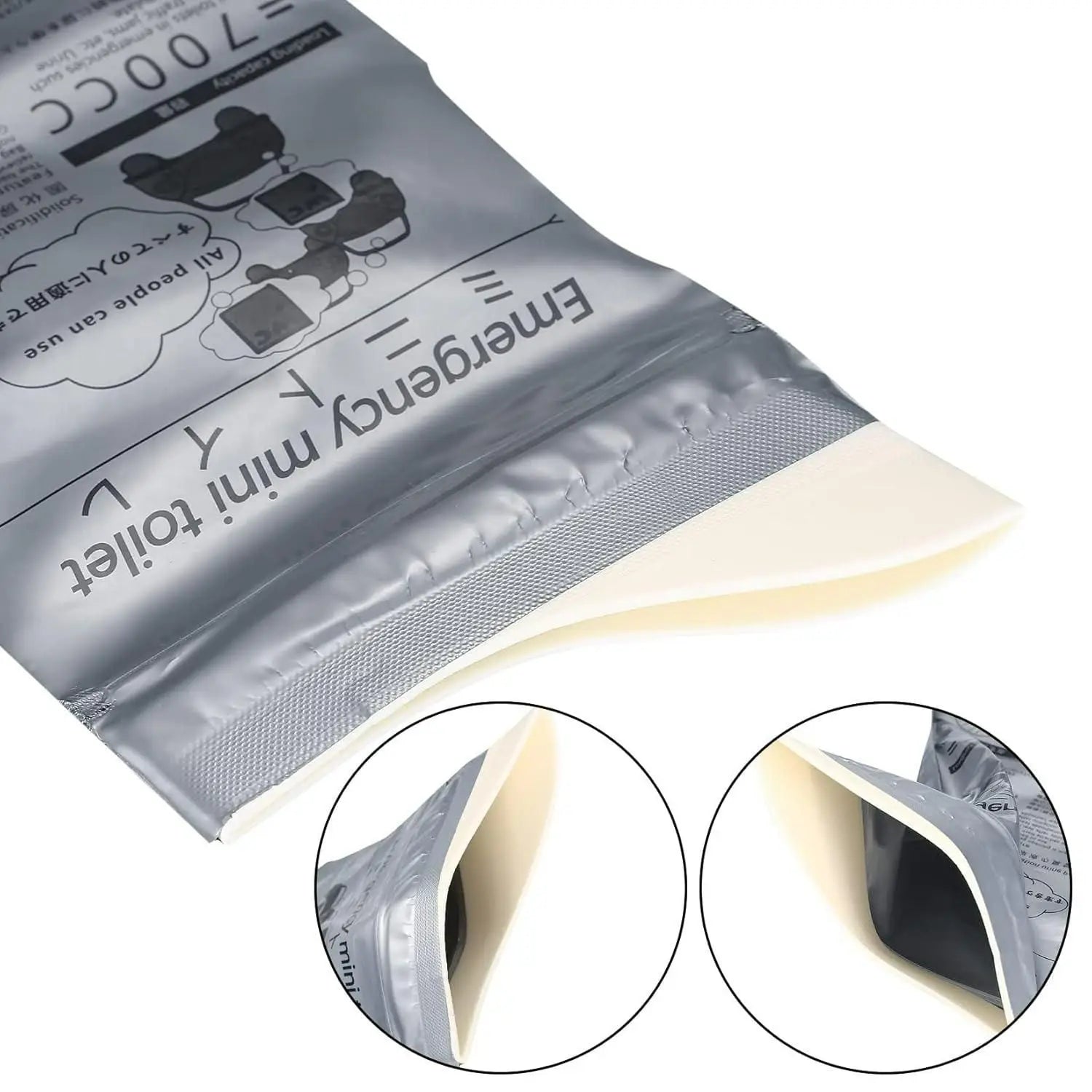 Emergency mini toilet-urine bag (pack of 4)