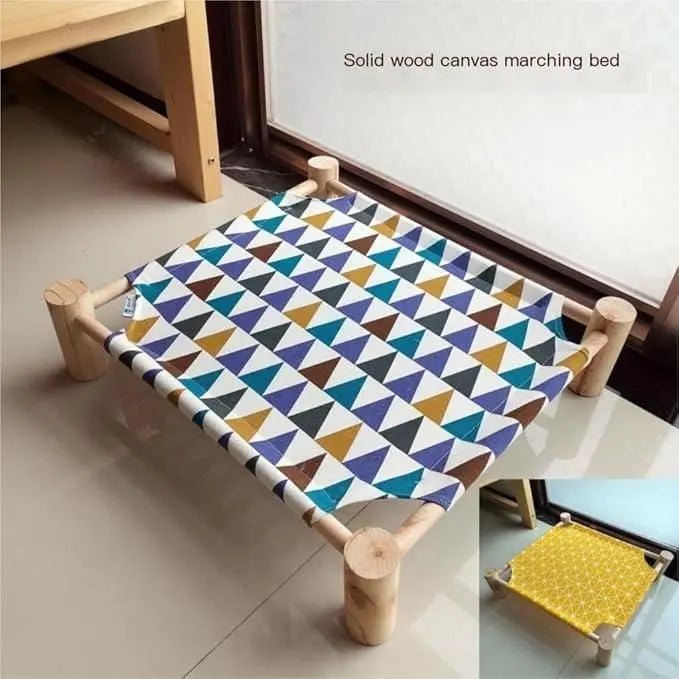 Portable pet hammock bed