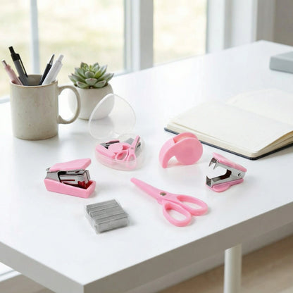Compact All-in-One Stationery Set