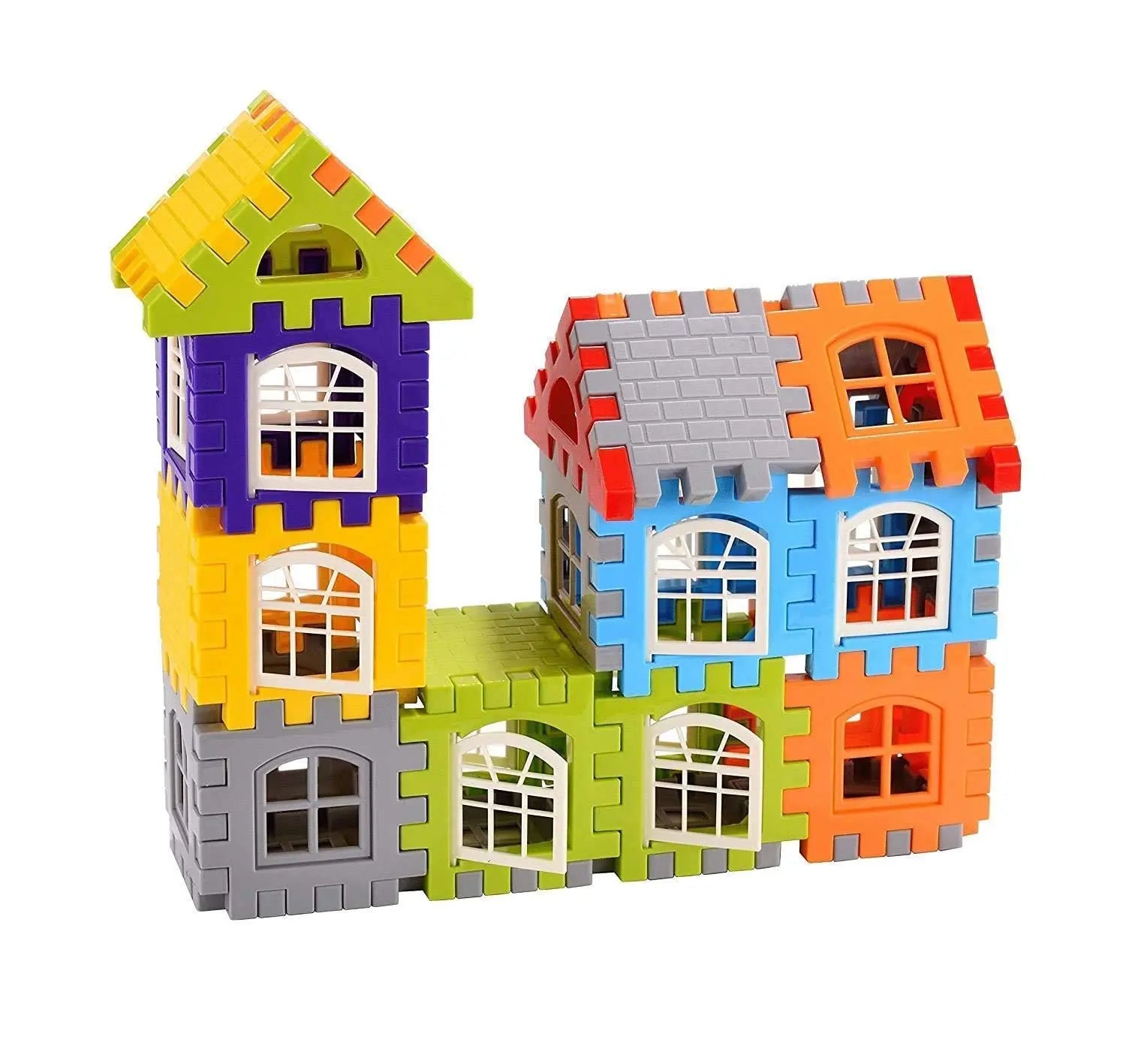 50-piece house building blocks set
