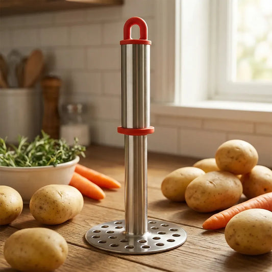 586 stainless steel potato masher paubhaji - kitchen tool