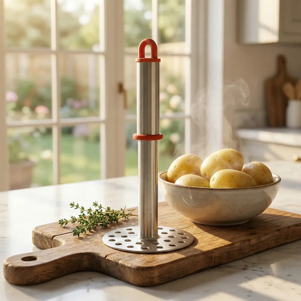 586 stainless steel potato masher paubhaji - kitchen tool