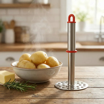586 stainless steel potato masher paubhaji - kitchen tool