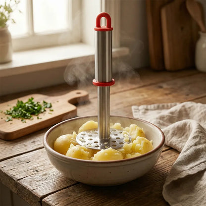 586 stainless steel potato masher paubhaji - kitchen tool