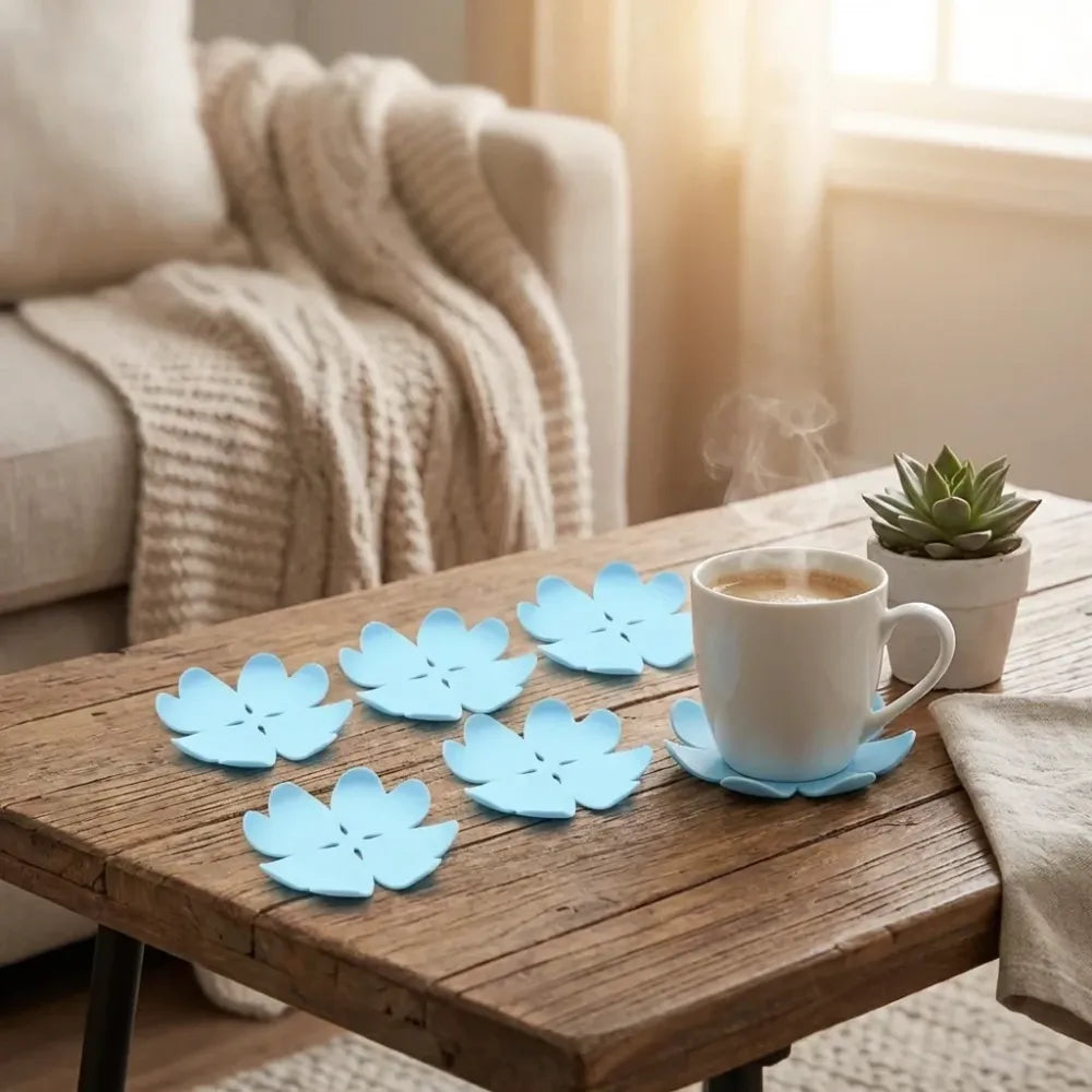 5860 heat resistant coasters for type of glasses mugs coffee coaster with durable plastic material glass cup