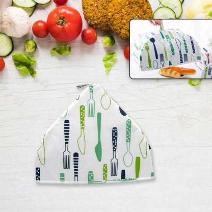 5864 foldable food covers anti-dust heat preservation anti fly mosquito kitchen lid cover for hot dish insulation
