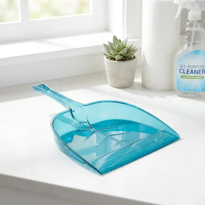 5912 plastic unbreakable dustpan big size with long handle dust collector pan for home and kitchen(pack of 1pc)