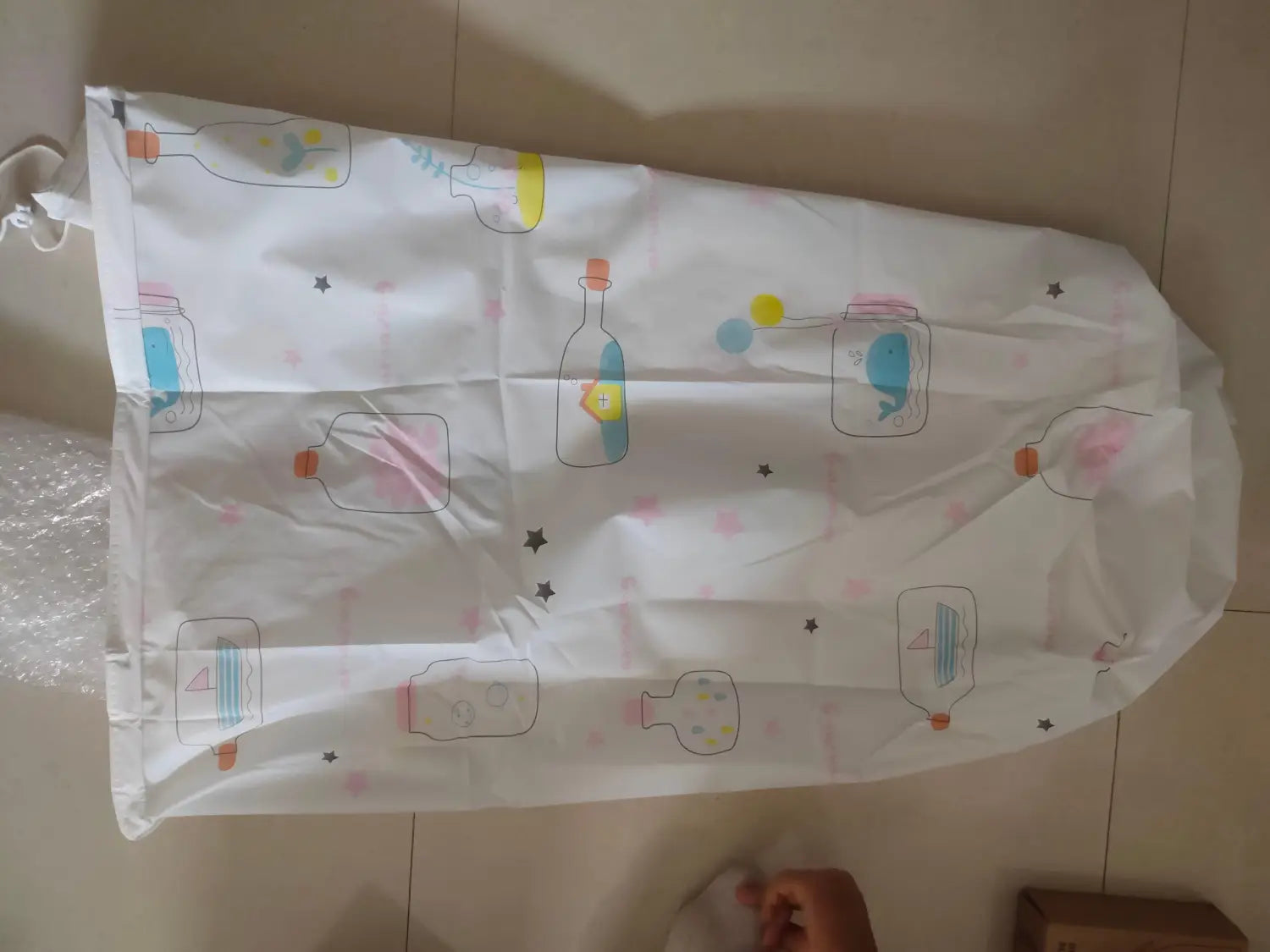 Round quilt storage bag