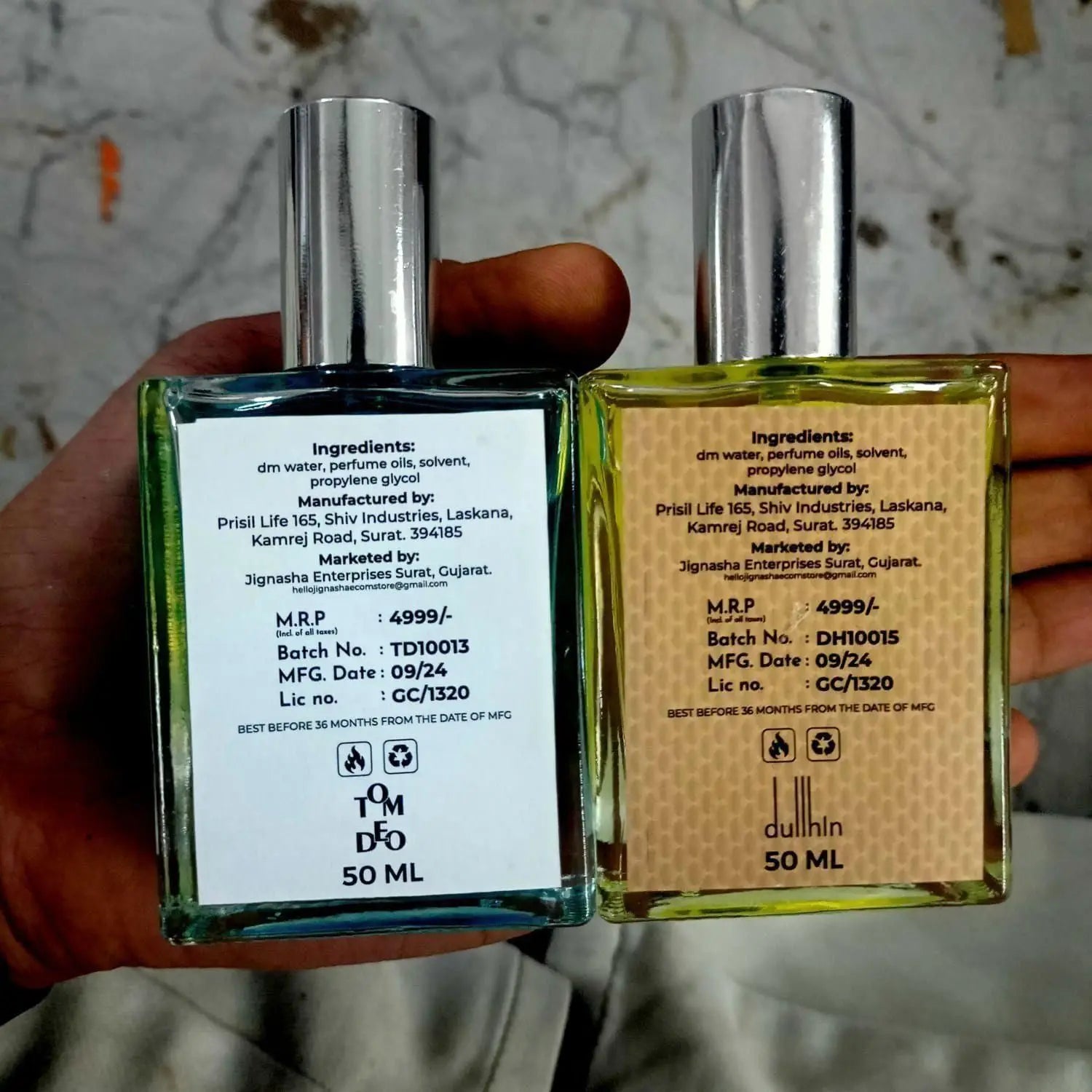 Dullhin london and tom deo luxurious perfume combo