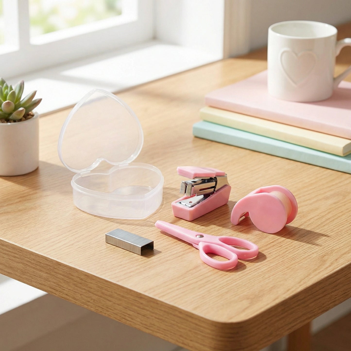 Compact All-in-One Stationery Set