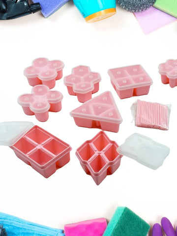 5958 Multi Design Ice Mold Set Multi Shaped Ice Mold Bpa Free Mold Ice Pop Mold Ice Maker Fun For Kids And Adults