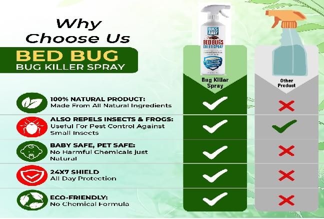 Bedbug killer spray non-toxic pack of 2 (200 ml)