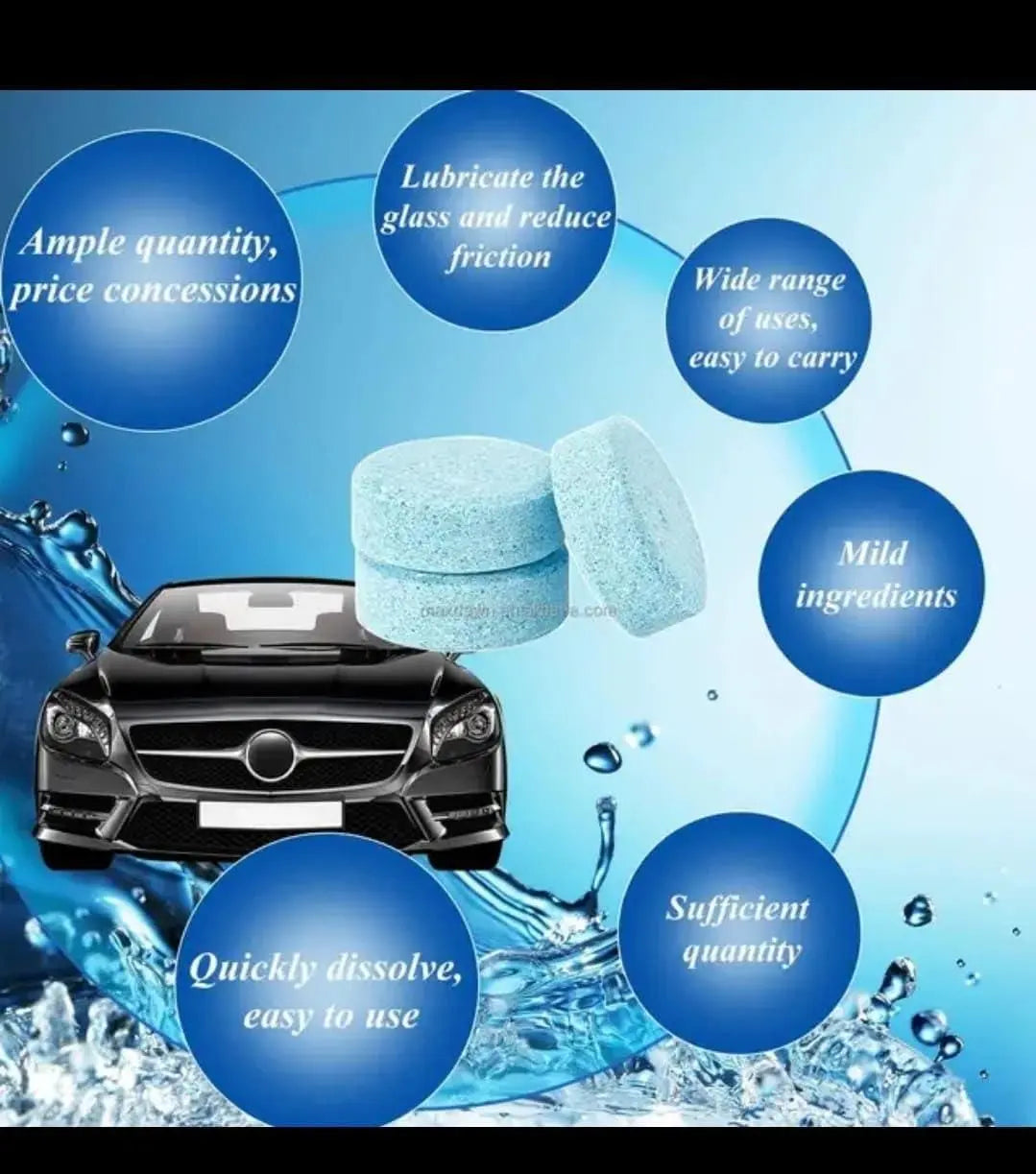 Windshield washer tablets – pack of 10
