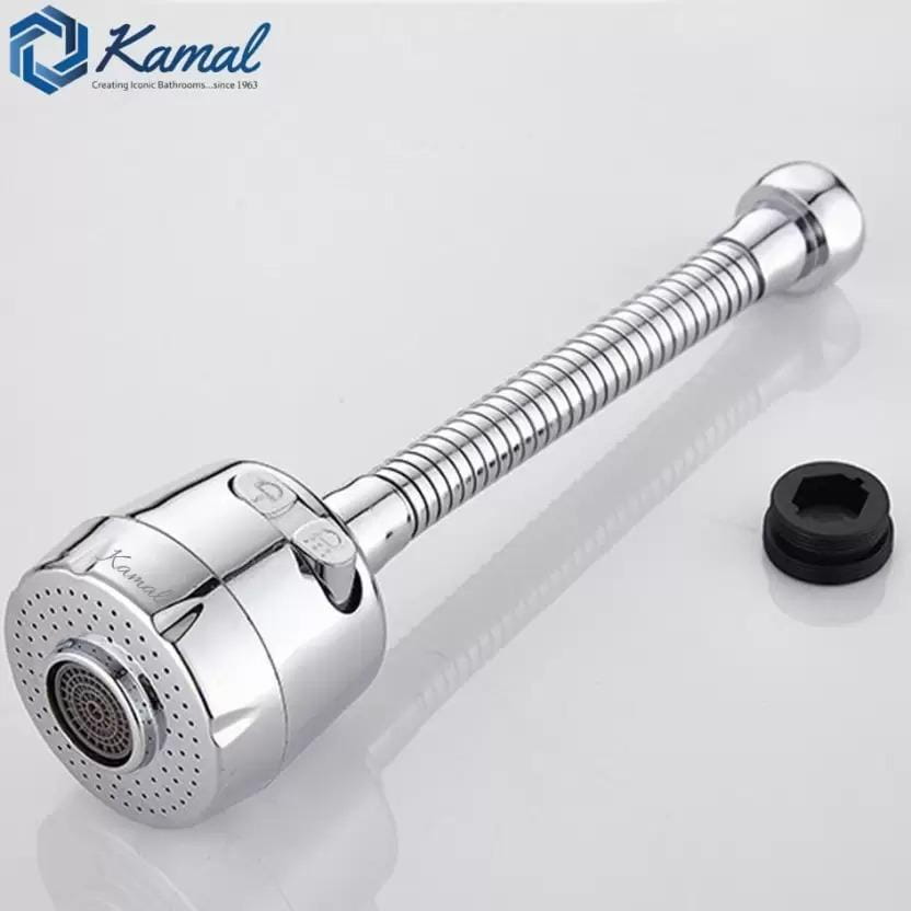 Premium quality extension | 360 degree flexible rotation dual flow spout faucet(pack of 2)