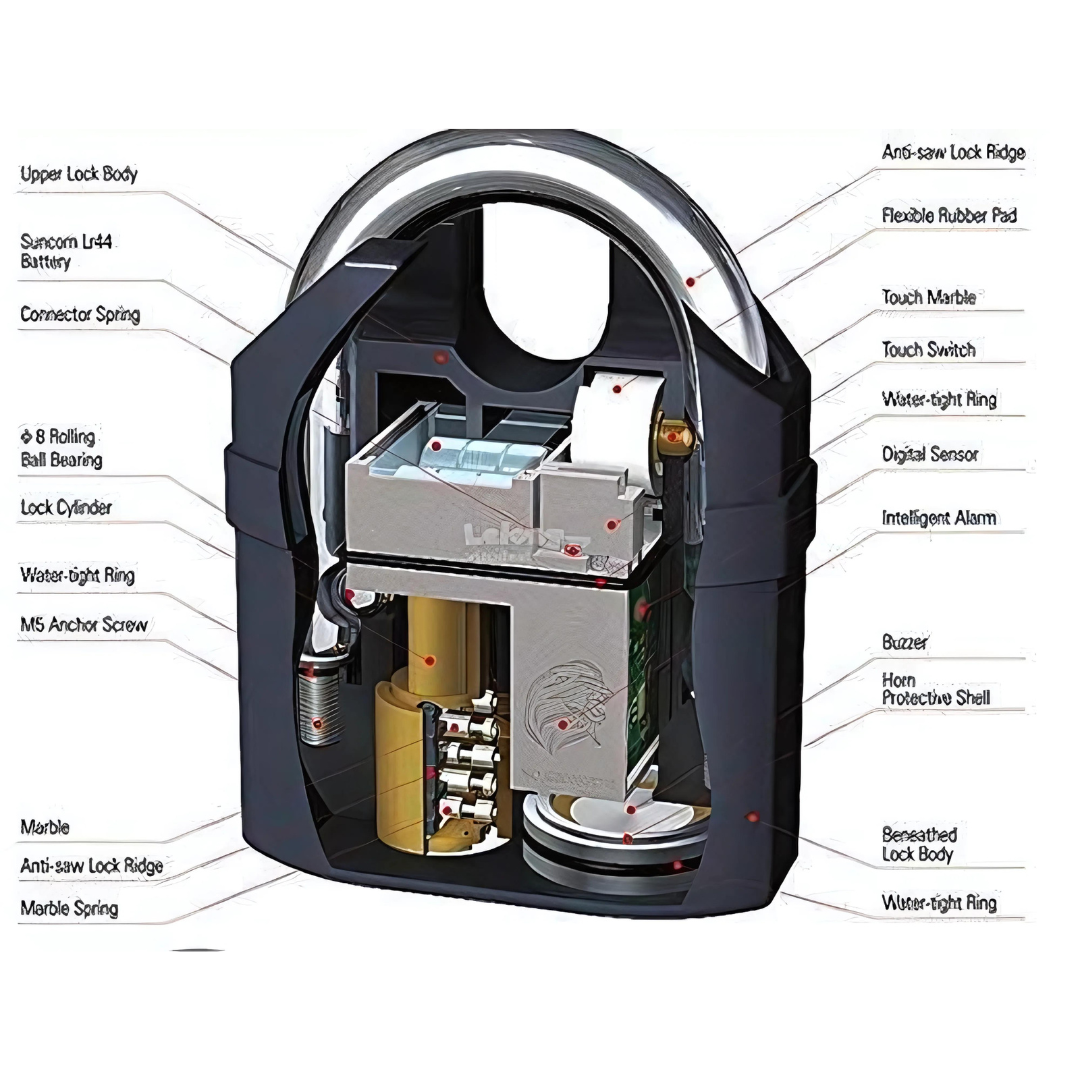 Motion Sensor Siren Alarm Lock