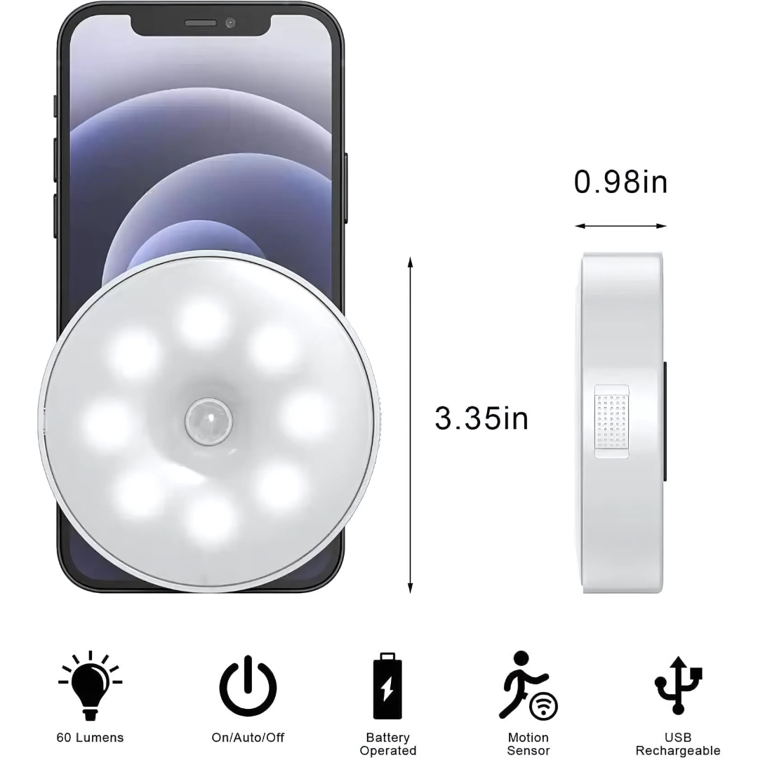 Motion Sensor Light with USB Charging