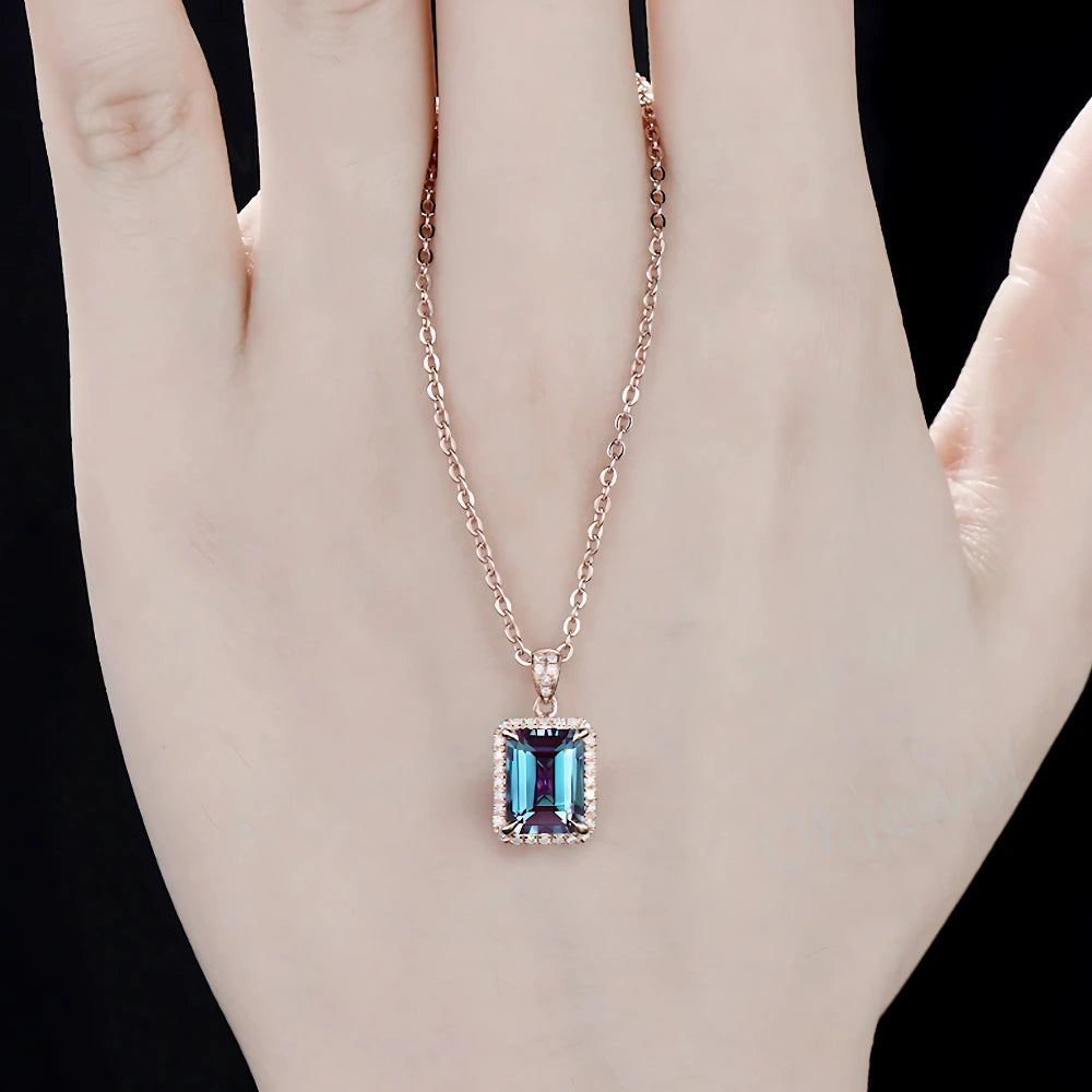 Elegant Stone Pendant Jewelry Set
