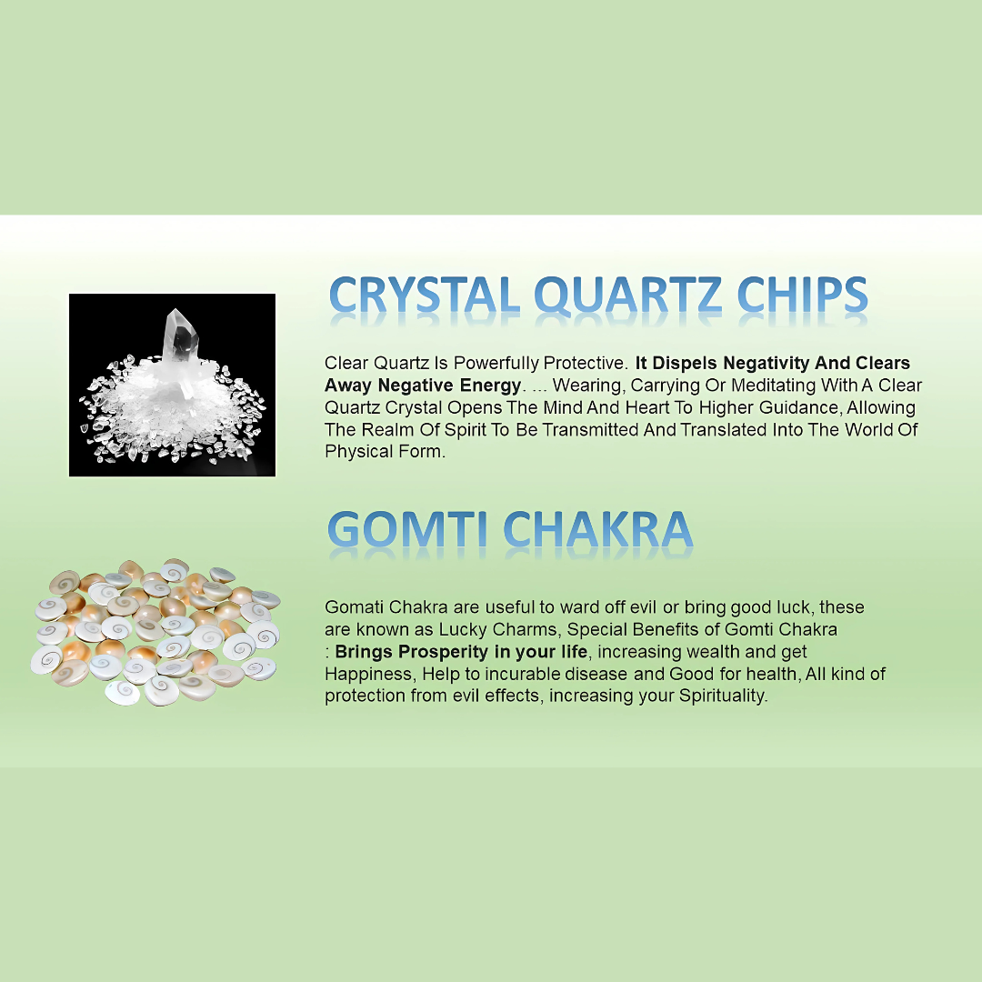 Crystal Wealth Gomati Chakra Shree Yantra Pyramid