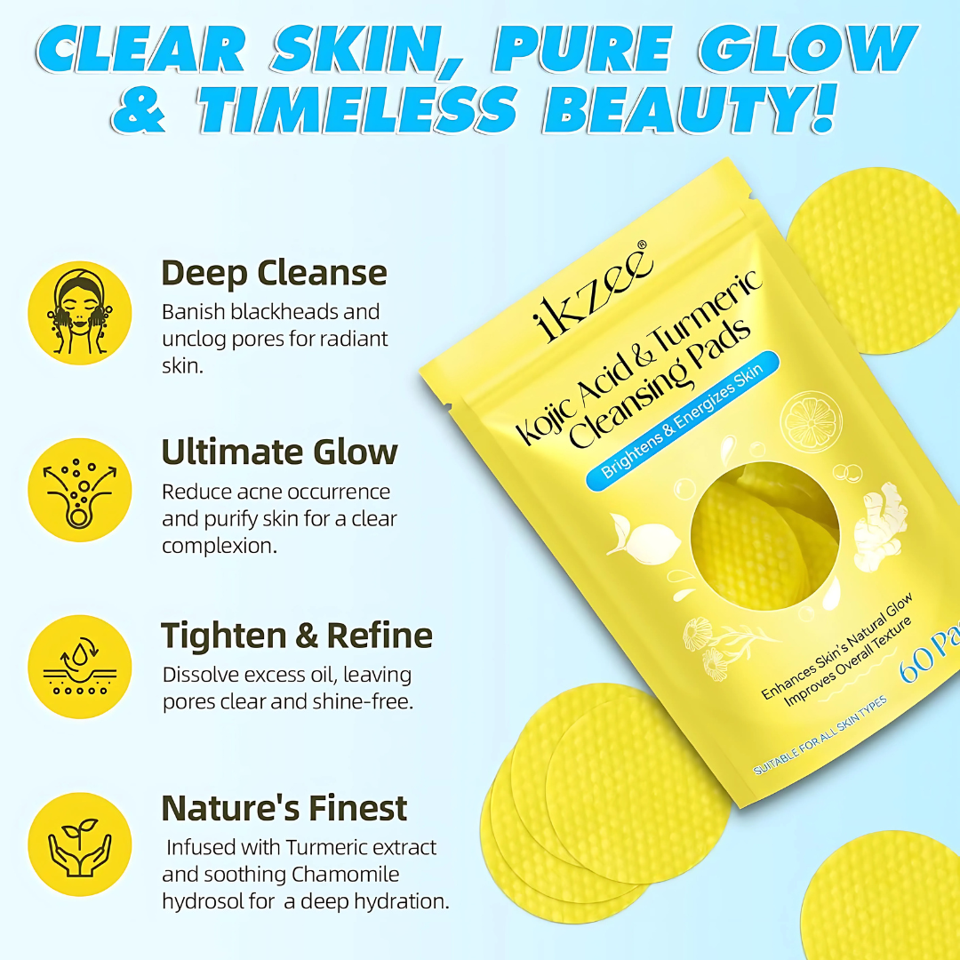 Turmeric Kojic Acid Cleansing Pads