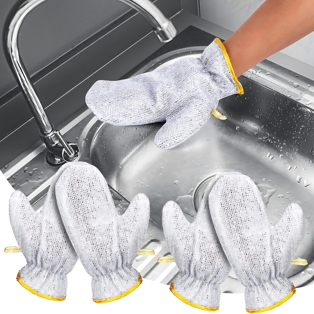 Wire Dishwashing Gloves (Pack of 2)