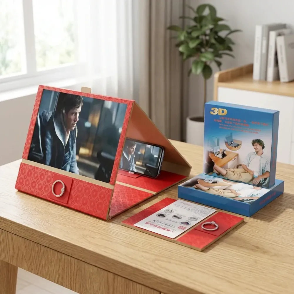 5d hd mobile phone screen magnifier amplifier (1 pc 8 inch) - electronics