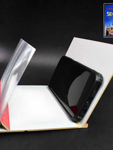 5d Hd Mobile Phone Screen Magnifier Amplifier (1 Pc  8 Inch)