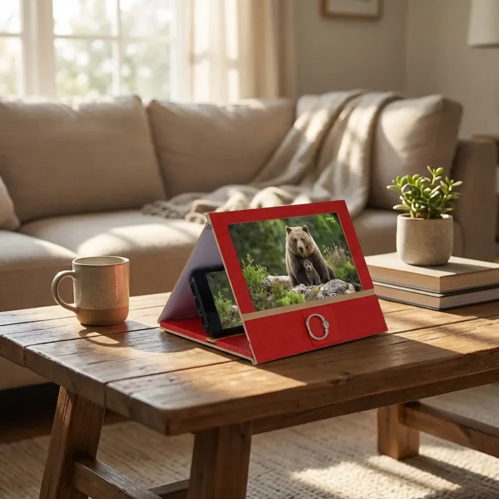 5d hd mobile phone screen magnifier amplifier (1 pc 8 inch) - electronics