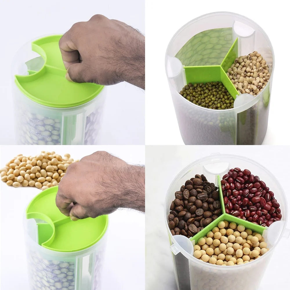 3-in-1 airtight kitchen container