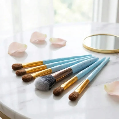5pc makeup brush tools kit (5 pcs set mix color) - health care