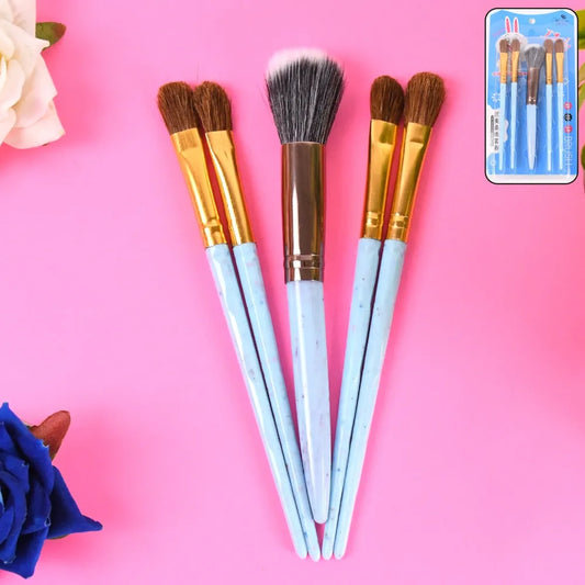 5pc makeup brush tools kit (5 pcs set mix color) - health care