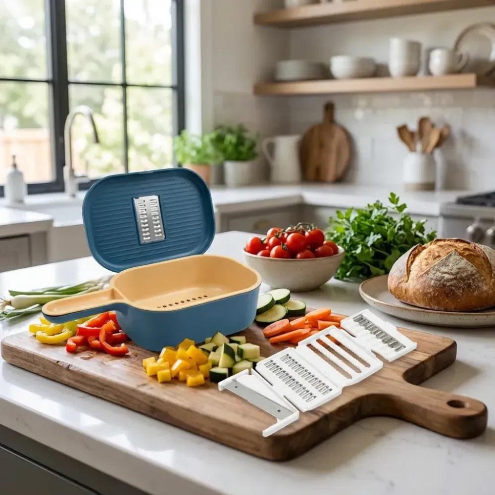 6-blade vegetable slicer cutter - home & kitchen