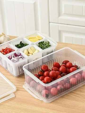 6-Compartment Food Storage Box