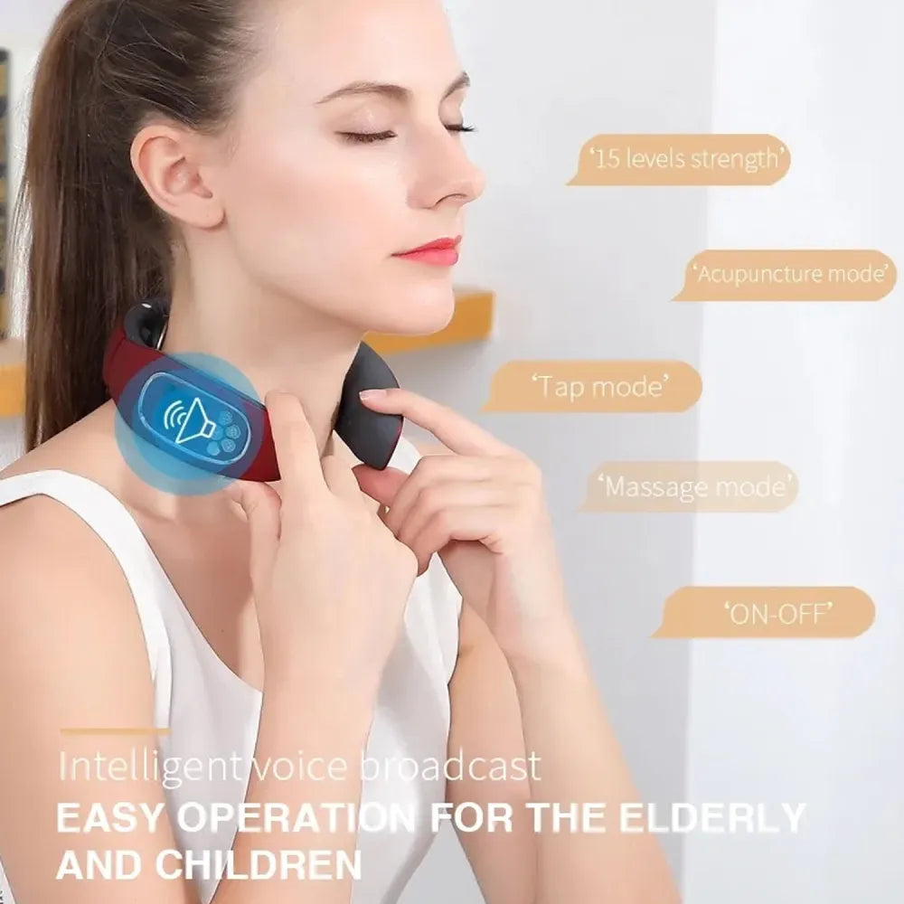 6-head neck & back massager - health care
