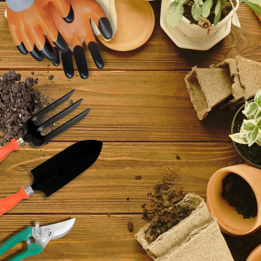 6 in 1 garden tools with box