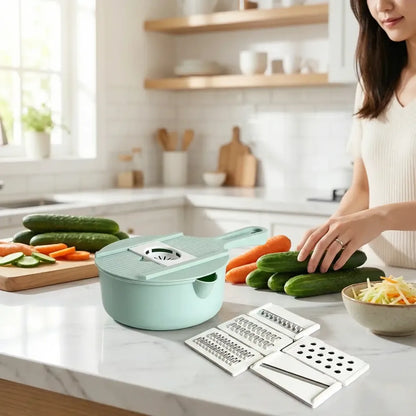 6-in-1 multi-function vegetable chopper - home & kitchen