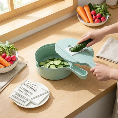 6-in-1 multi-function vegetable chopper - home & kitchen