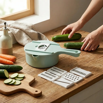 6-in-1 multi-function vegetable chopper - home & kitchen