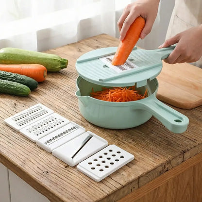 6-in-1 multi-function vegetable chopper - home & kitchen