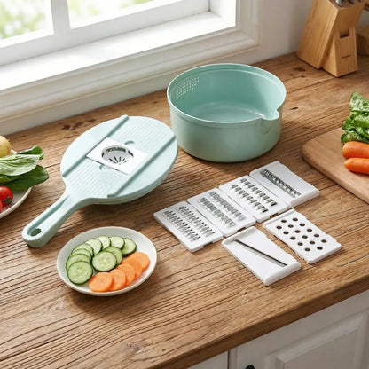 6-in-1 multi-function vegetable chopper - home & kitchen