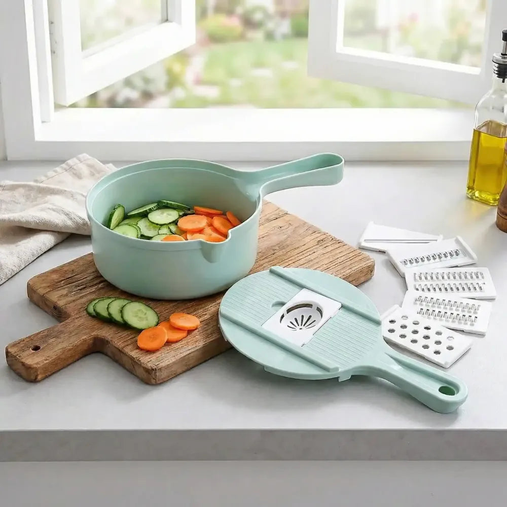 6-in-1 multi-function vegetable chopper - home & kitchen